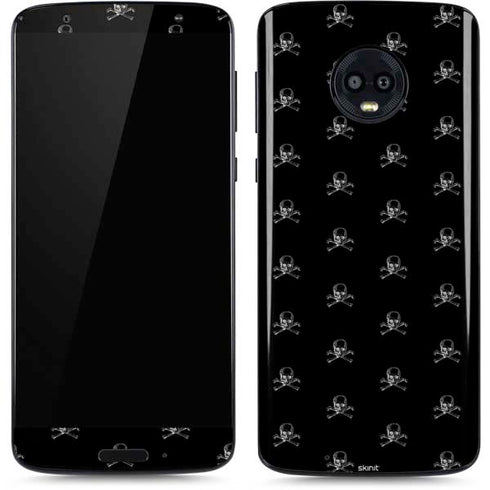 Alchemy Skull and Crossbone Pattern Moto G6 Skin
