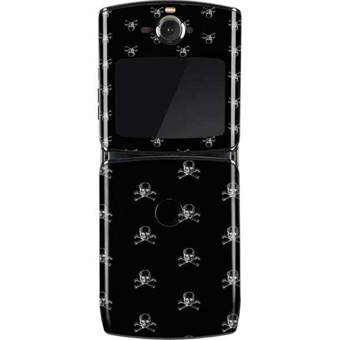 Alchemy Skull and Crossbone Pattern Motorola RAZR Skin