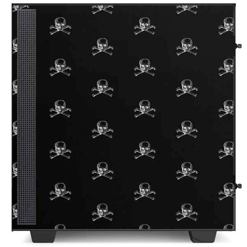 Alchemy Skull and Crossbone Pattern NZXT H510 Compact ATX Mid-Tower Case Skin