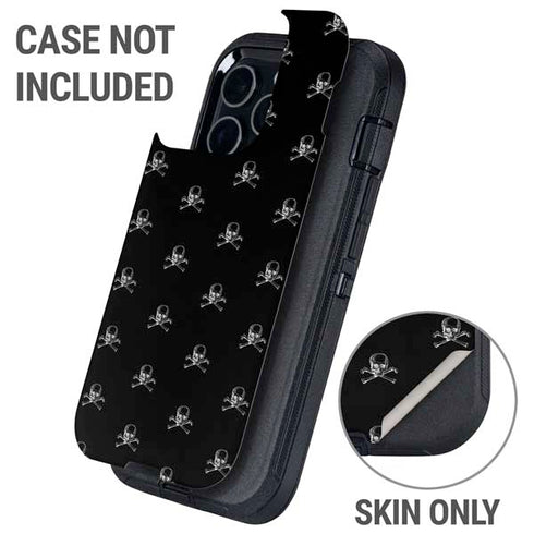 Alchemy Skull and Crossbone Pattern Otterbox Defender iPhone Skin