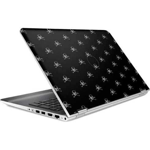 Alchemy Skull and Crossbone Pattern HP Pavilion Skin