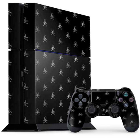 Alchemy Skull and Crossbone Pattern PS4 Console and Controller Bundle Skin