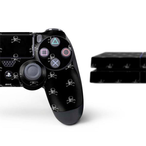 Alchemy Skull and Crossbone Pattern PS4 Console and Controller Bundle Skin