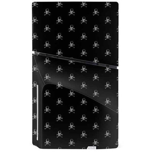 Alchemy Skull and Crossbone Pattern PS5 Slim Disk Bundle Skin