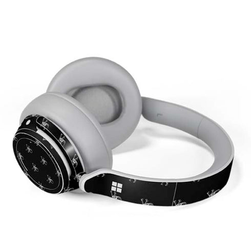 Alchemy Skull and Crossbone Pattern Surface Headphones Skin