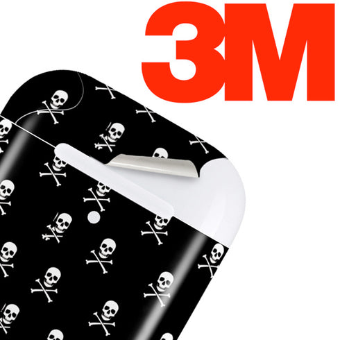 Skull and Crossbones (white) Apple AirPods 2 Skin
