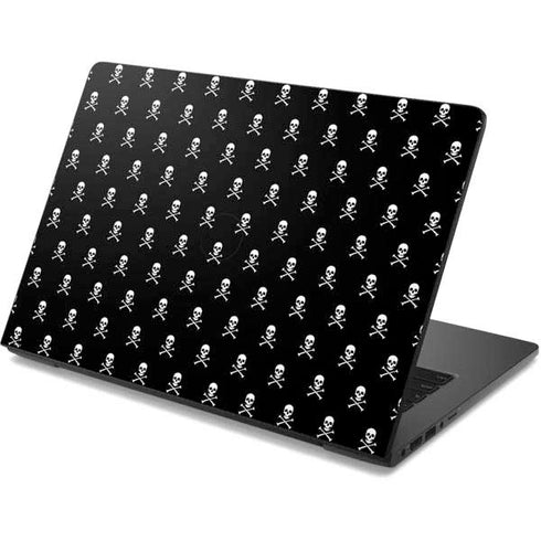 Skull and Crossbones (white) Dell Chromebook Skin