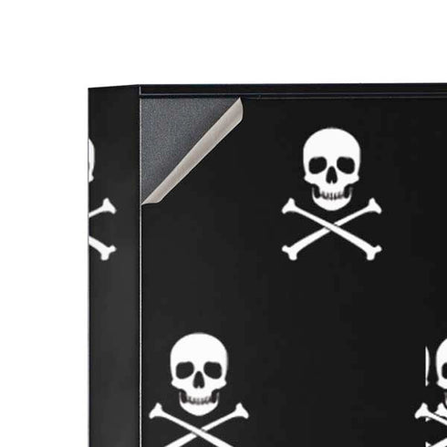 Skull and Crossbones (white) Corsair 4000D Tempered Glass Mid-Tower ATX Case Skin