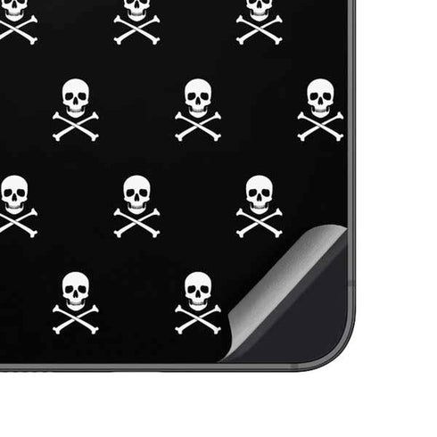 Skull and Crossbones (white) Galaxy A14 5G Skin