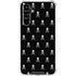 Skull and Crossbones (white) Galaxy A54 5G Clear Case