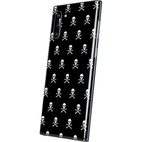 Skull and Crossbones (white) Galaxy Note 10 Skin