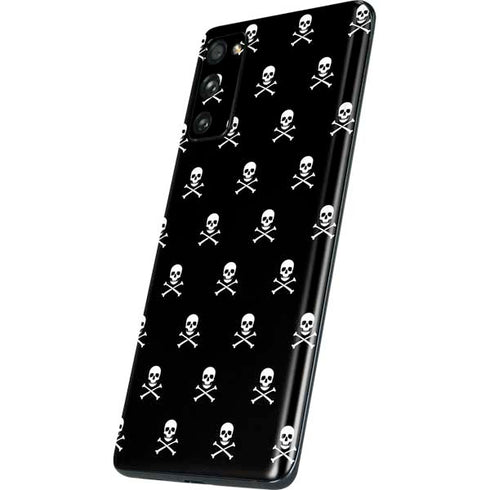 Skull and Crossbones (white) Galaxy S20 Fan Edition Skin