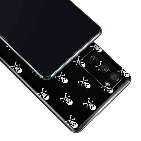 Skull and Crossbones (white) Galaxy S20 Fan Edition Skin