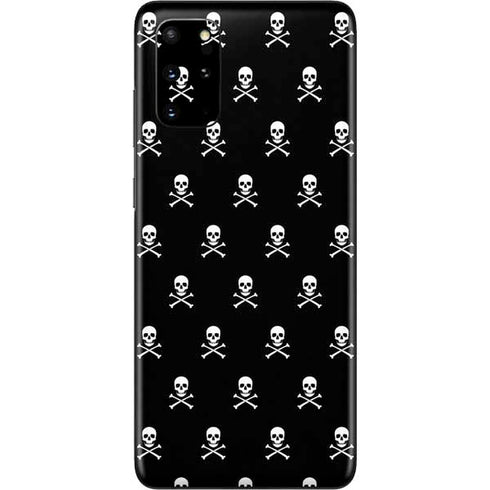Skull and Crossbones (white) Galaxy S20 Plus Skin