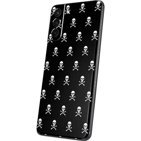 Skull and Crossbones (white) Galaxy S21 5G Skin