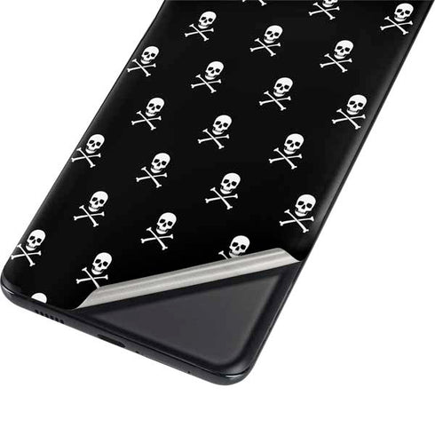 Skull and Crossbones (white) Galaxy S21 5G Skin