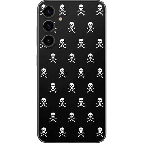 Skull and Crossbones (white) Galaxy S23 FE Skin