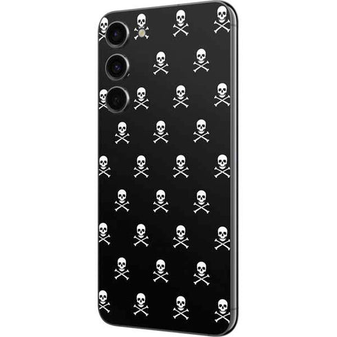 Skull and Crossbones (white) Galaxy S23 Plus Skin
