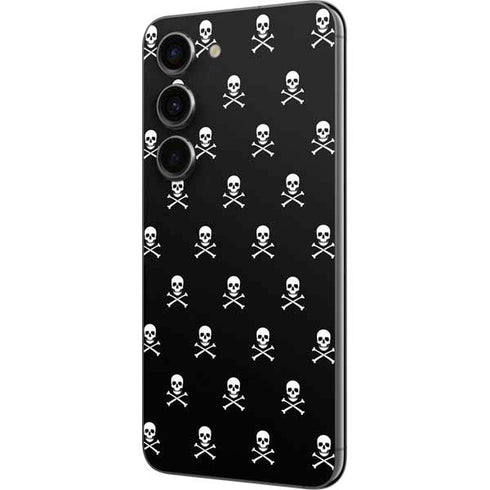 Skull and Crossbones (white) Galaxy S23 Skin