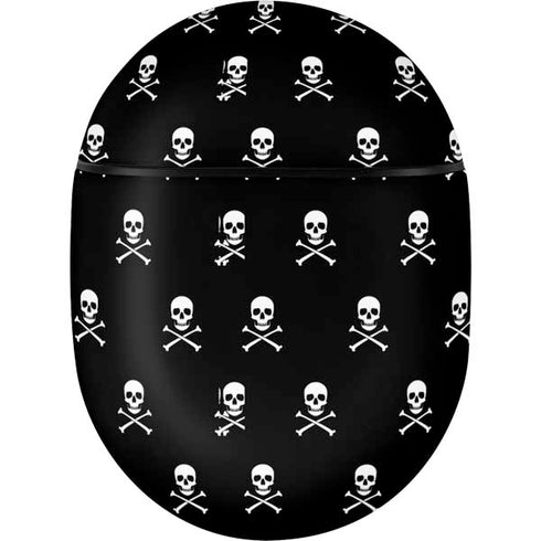 Skull and Crossbones (white) Google Pixel Buds Skin