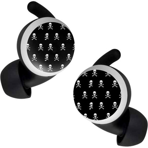 Skull and Crossbones (white) Google Pixel Buds Skin