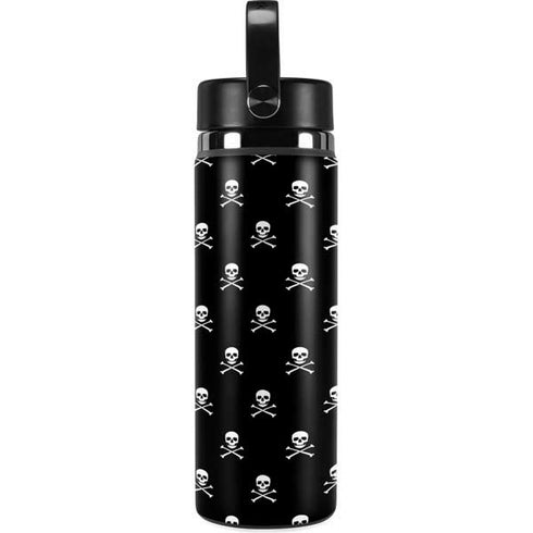 Skull and Crossbones (white) Hydro Flask 20oz Wide Mouth Skin