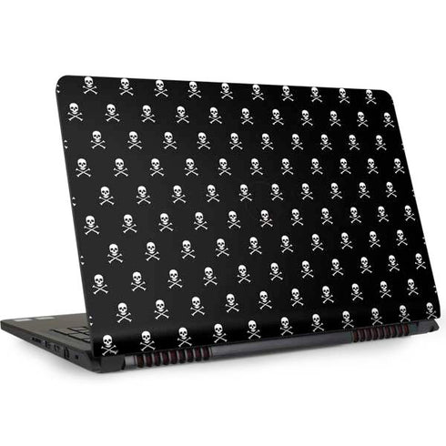 Skull and Crossbones (white) Dell Inspiron Skin