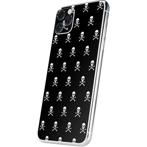Skull and Crossbones (white) iPhone 11 Pro Max Skin