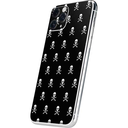 Skull and Crossbones (white) iPhone 11 Pro Skin