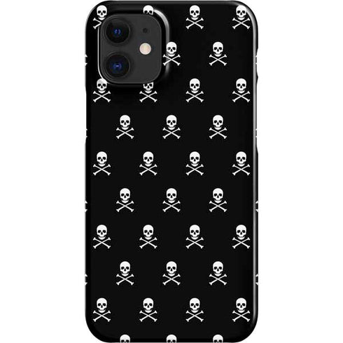 Skull and Crossbones (white) iPhone 12 Mini Lite Case