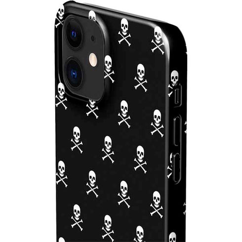 Skull and Crossbones (white) iPhone 12 Mini Lite Case