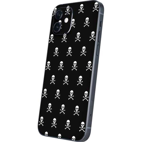 Skull and Crossbones (white) iPhone 12 Mini Skin