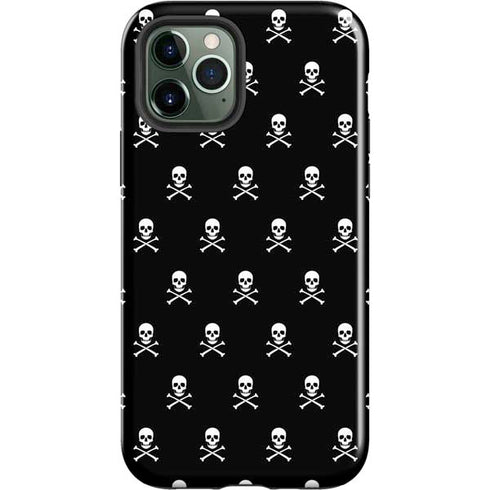 Skull and Crossbones (white) iPhone 12 Pro Max Impact Case