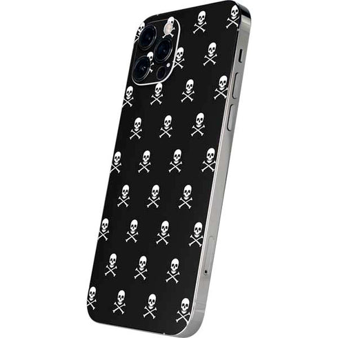 Skull and Crossbones (white) iPhone 12 Pro Skin