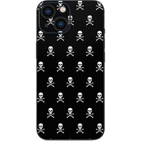Skull and Crossbones (white) iPhone 13 Mini Skin