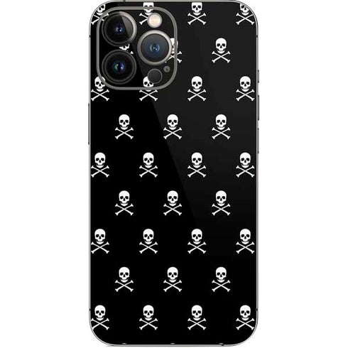 Skull and Crossbones (white) iPhone 13 Pro Max Skin