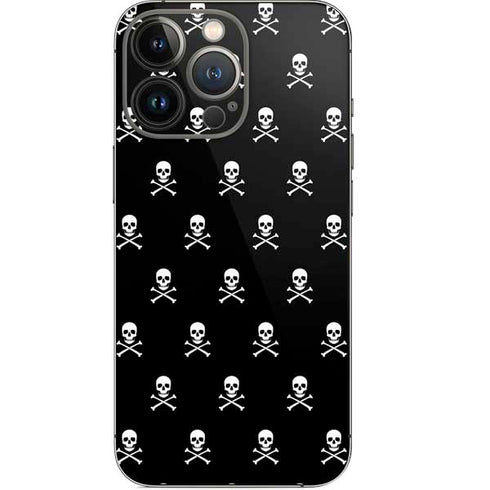 Skull and Crossbones (white) iPhone 13 Pro Skin
