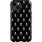 Skull and Crossbones (white) iPhone 14 Plus Impact Case