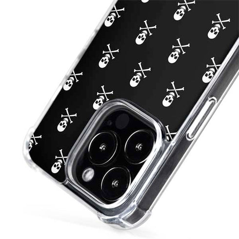 Skull and Crossbones (white) iPhone 15 Pro Max MagSafe Case