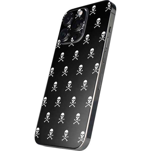 Skull and Crossbones (white) iPhone 14 Pro Skin