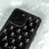 Skull and Crossbones (white) iPhone 14 Pro Waterproof Case