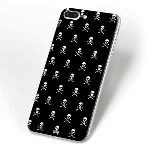 Skull and Crossbones (white) iPhone 7 Plus Skin