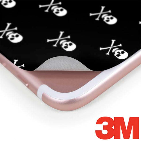 Skull and Crossbones (white) iPhone 8 Plus Skin