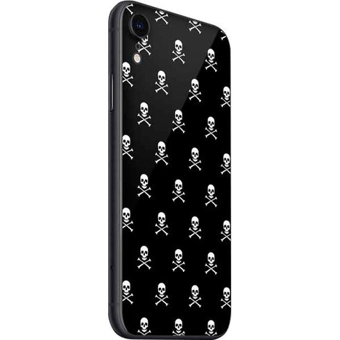 Skull and Crossbones (white) iPhone SE (2nd & 3rd Gen) Skin