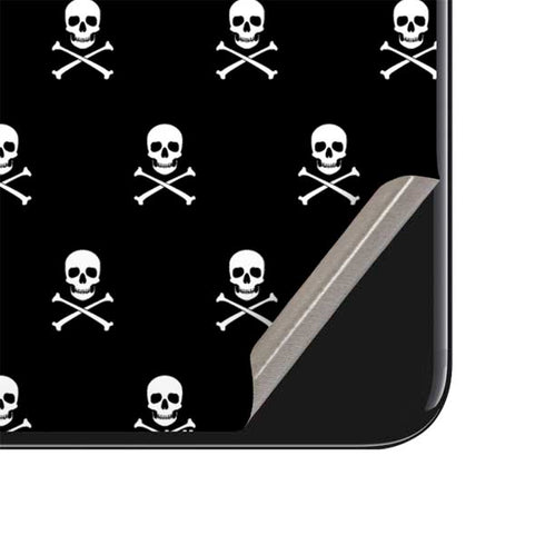 Skull and Crossbones (white) iPhone SE (2nd & 3rd Gen) Skin