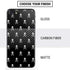 Skull and Crossbones (white) iPhone SE (2nd & 3rd Gen) Skin