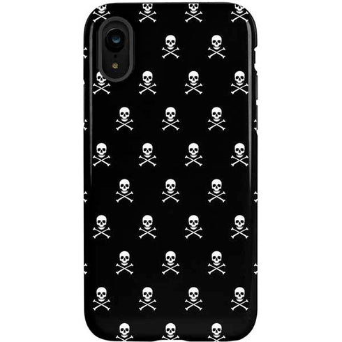 Skull and Crossbones (white) iPhone XR Pro Case