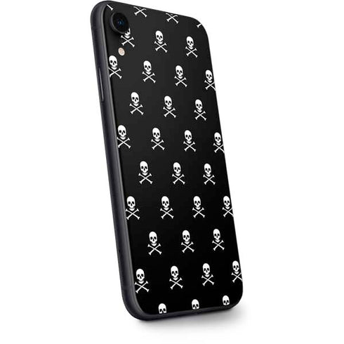 Skull and Crossbones (white) iPhone XR Skin