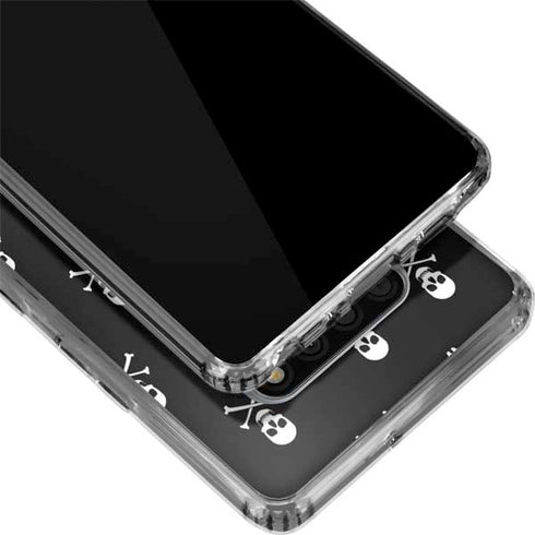 Skull and Crossbones (white) LG Stylo 6 Clear Case