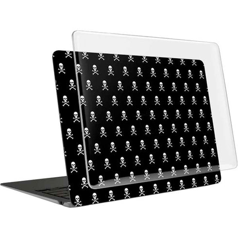 Skull and Crossbones (white) MacBook Air 13in (2020) Case plus Skin